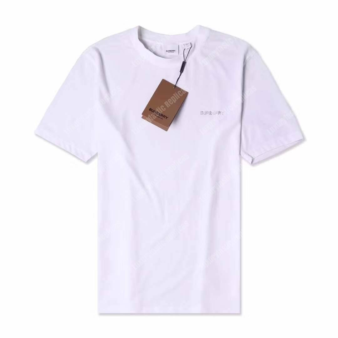 B**rry crystal monogram motif cotton oversized t-shirt