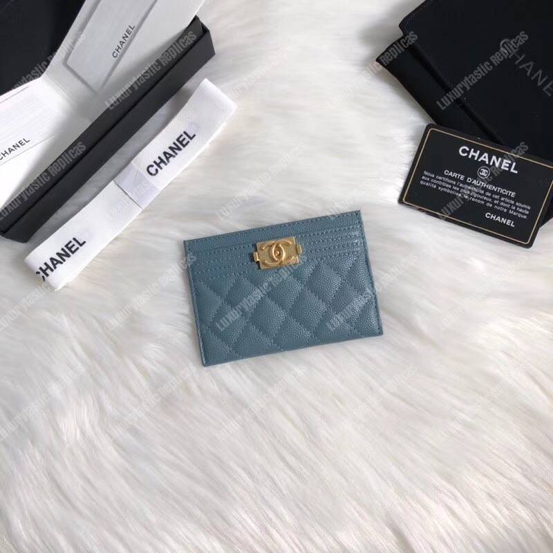 Ch*el boy card holder blue