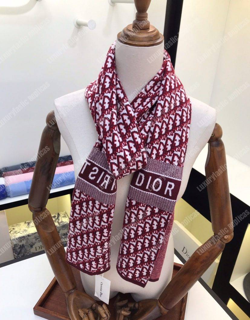 CD Burgundy Oblique Stole
