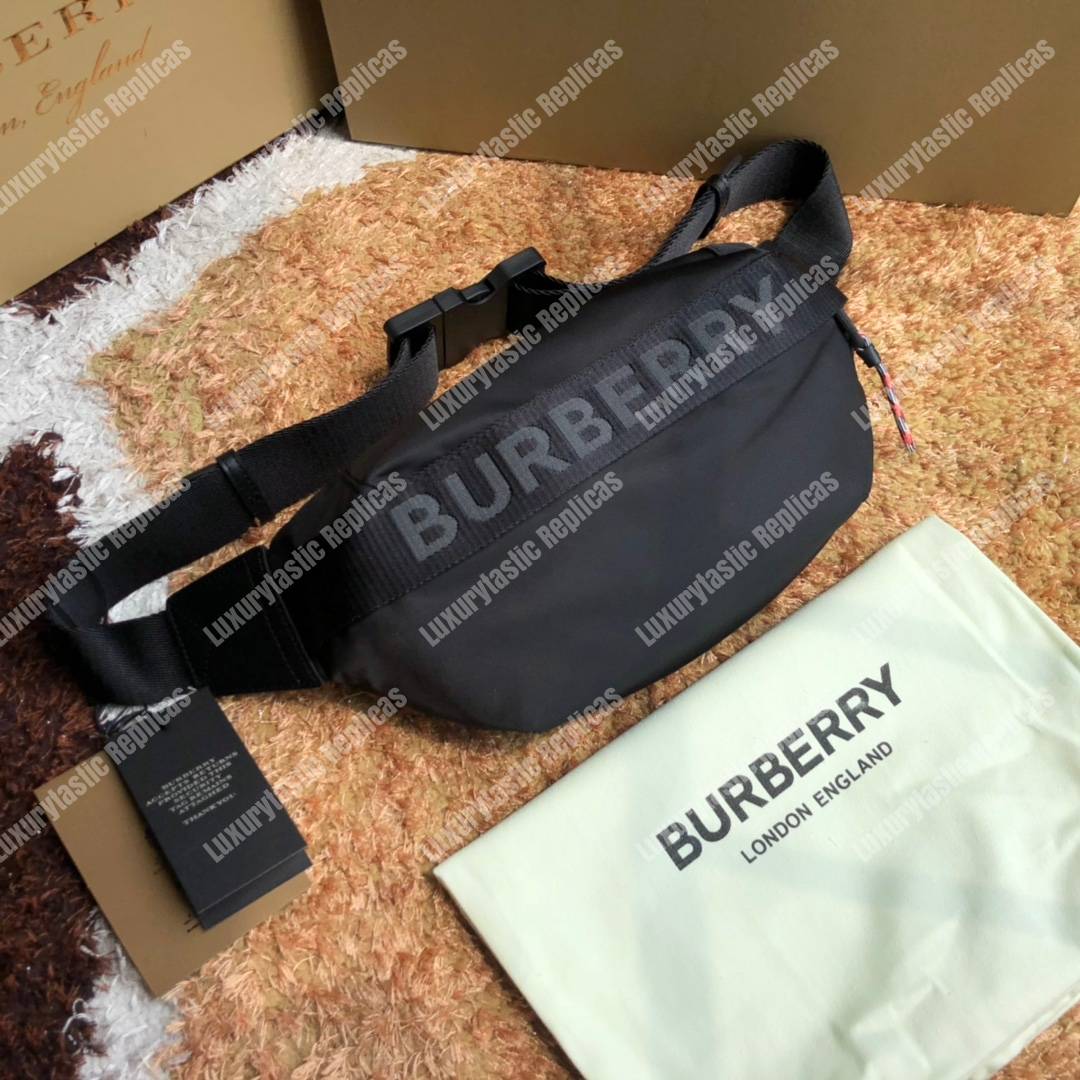 B**rry logo detail econyl® sonny bum bag black