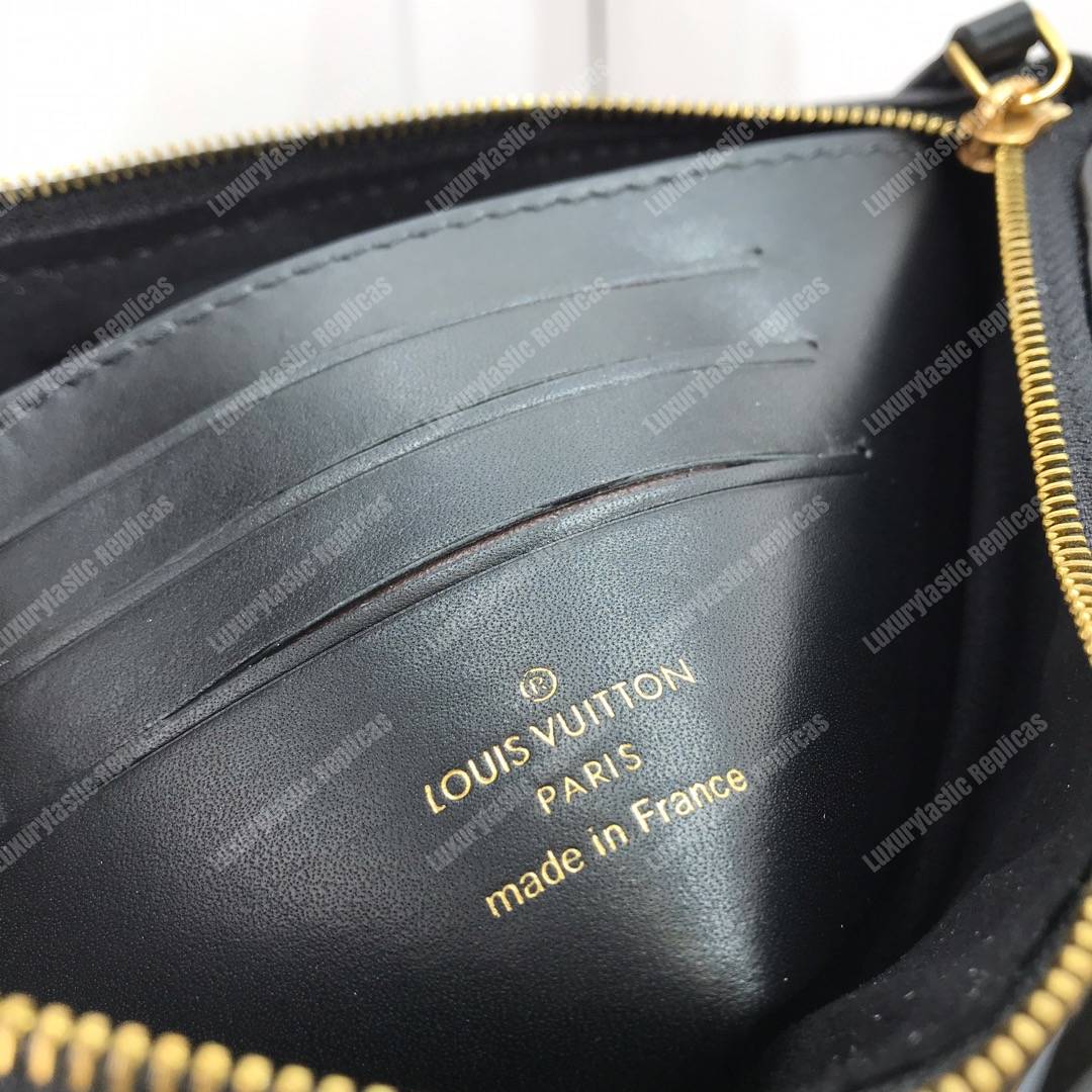 LV New Wave Zip Pochette Black