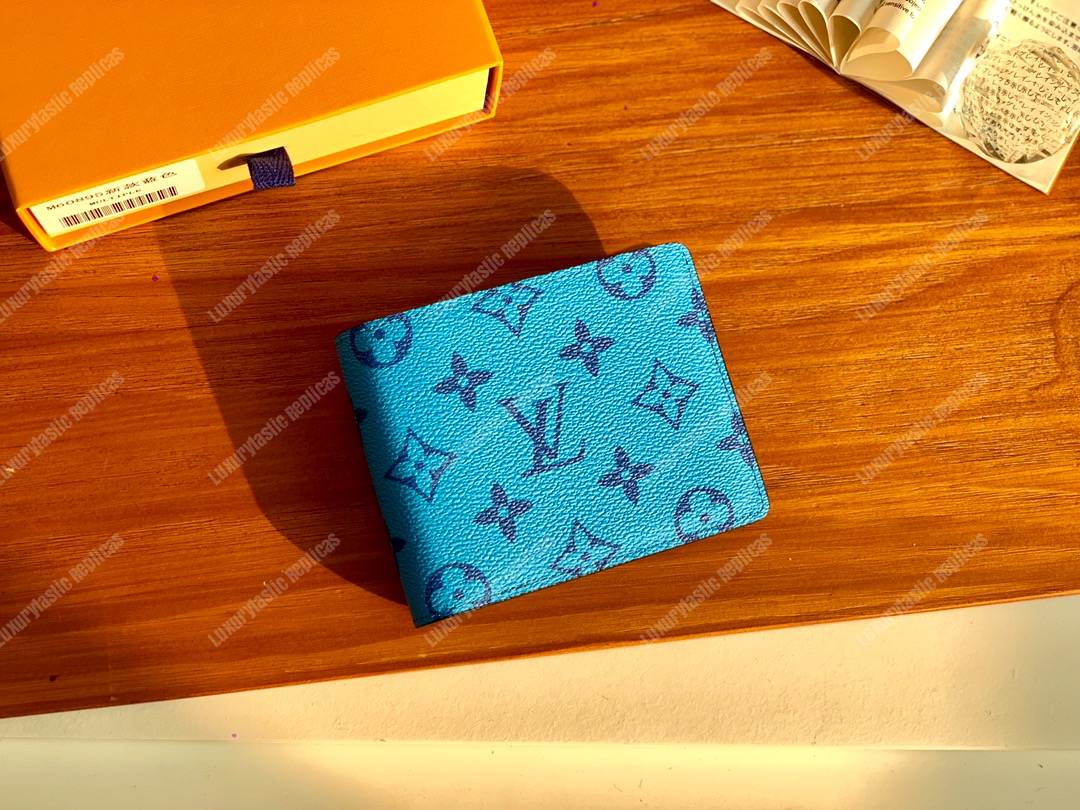 LV Multiple Wallet Blue