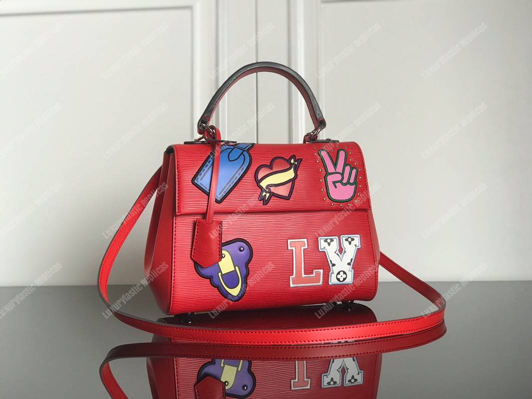 LV Cluny BB Epi Leather Luxury Trunkmaker Red