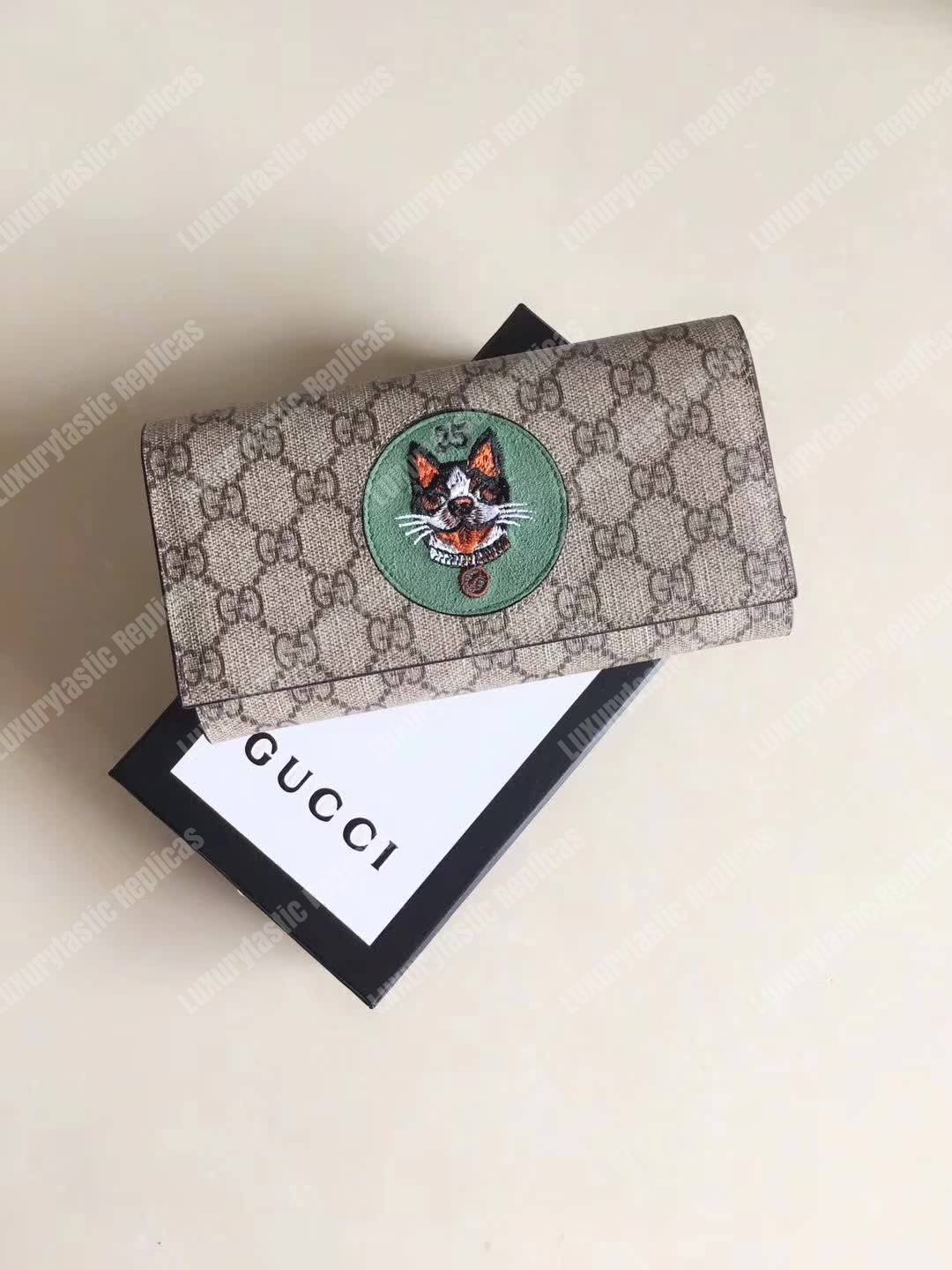 gc gg Sup*e green bosco patch wallet