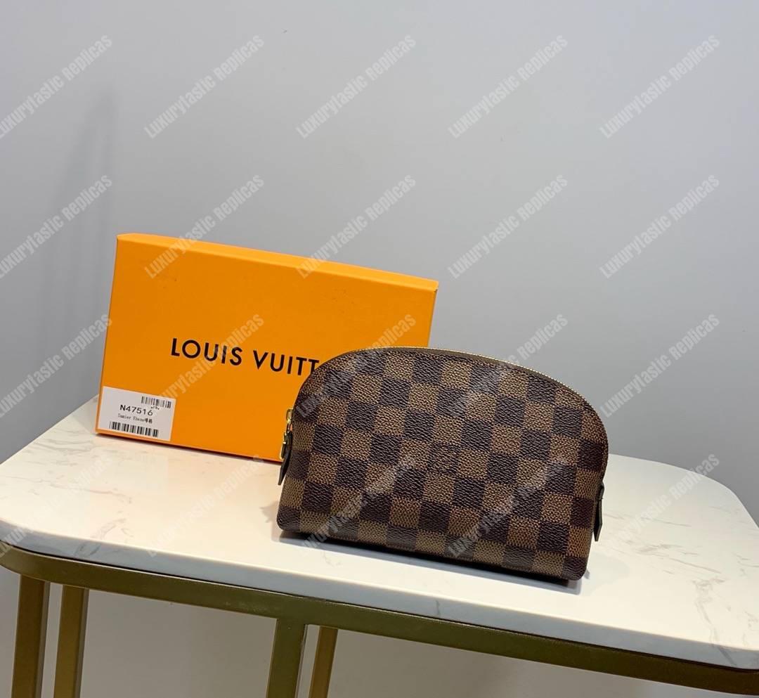 LV Cosmetic Pouch PM Damier Ebene