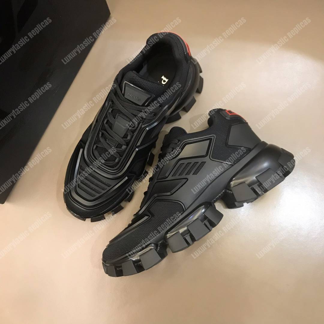 Pra*a cloudbust thunder knit sneakers black