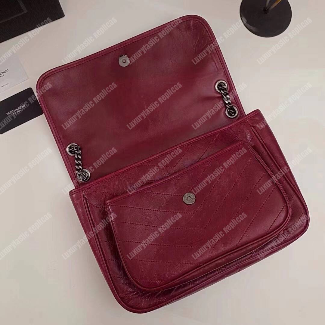 Saint Laurent Niki Large Red Vintage
