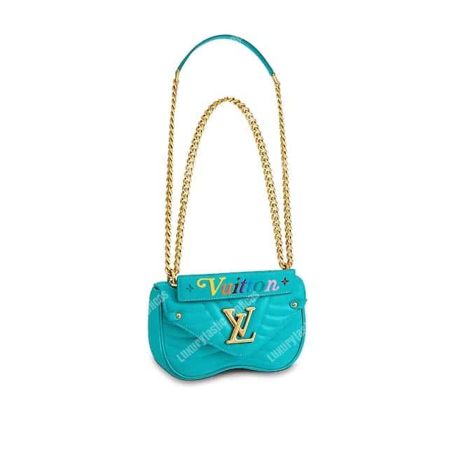 LV New Wave Chain Bag PM Malibu Green