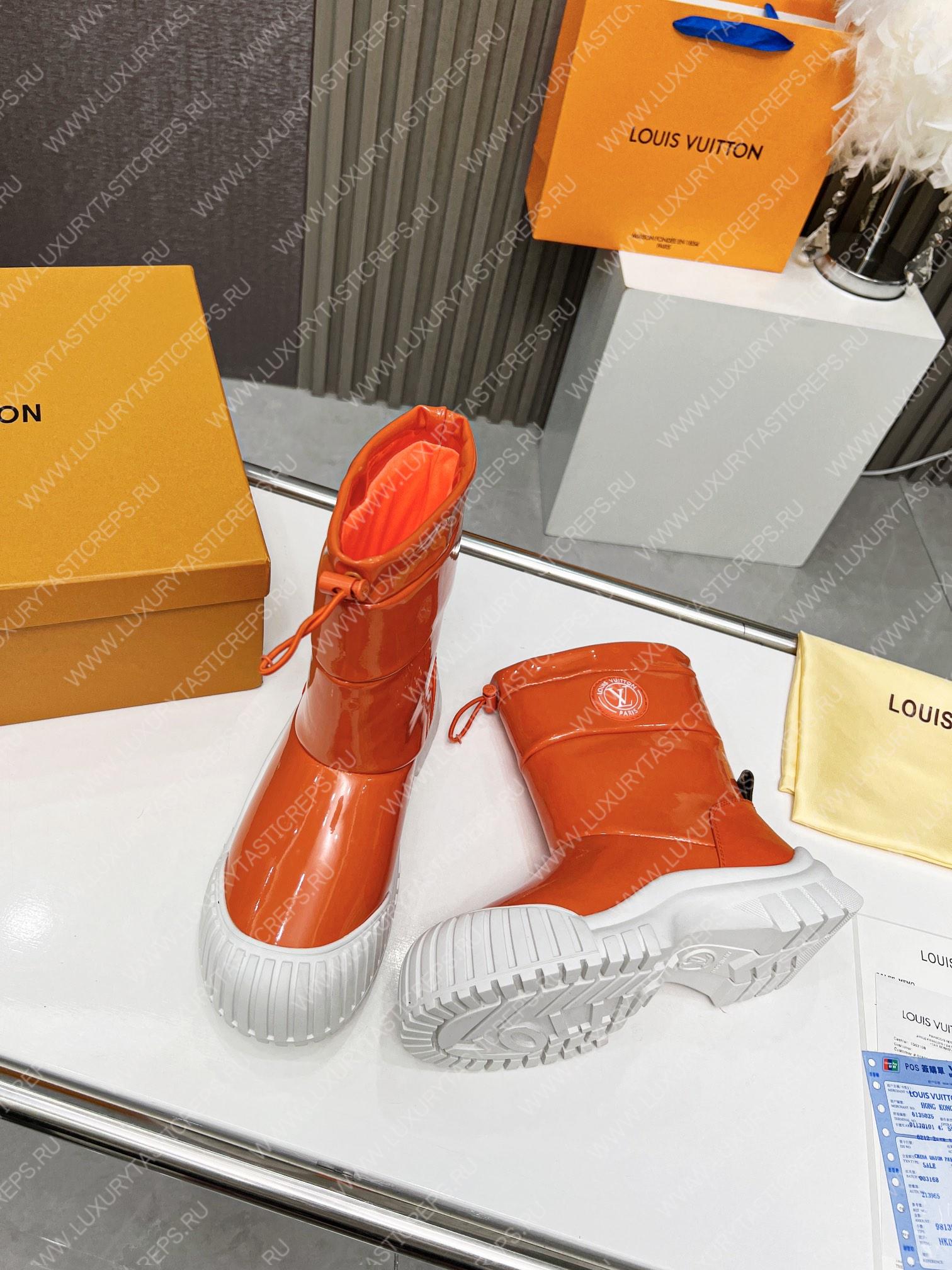 l**is V*t*n ruby flat hallf boots orange 1aalzo